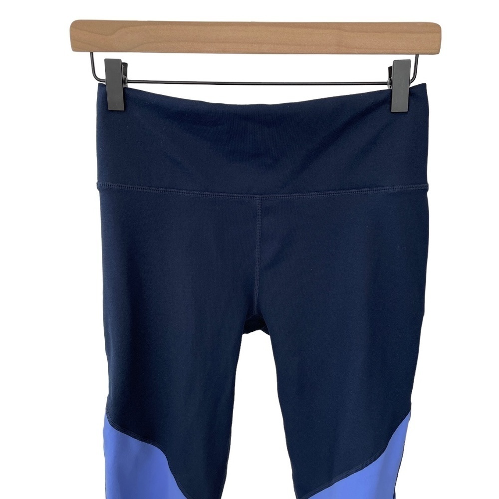 Fabletics High Waisted 7/8 Color Block Leggings T… - image 3